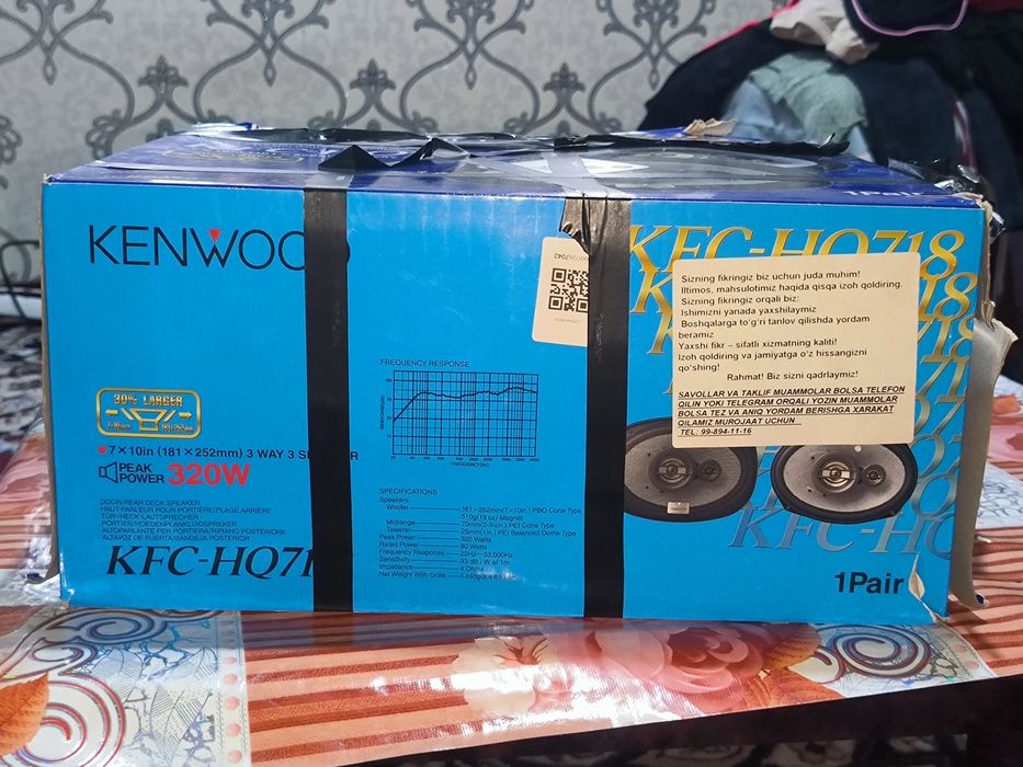 Kenwood kalonka va kenwood usilitel sotiladi