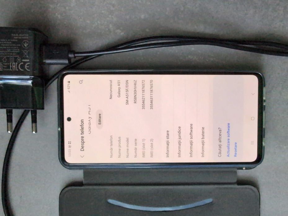 Samsung A51, se vinde cu husa din poze.