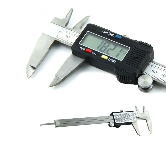 Здрав Стоманен Метален дигитален шублер в кутия 150mm