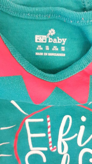 Body de Crăciun marimea 6/9 luni 74