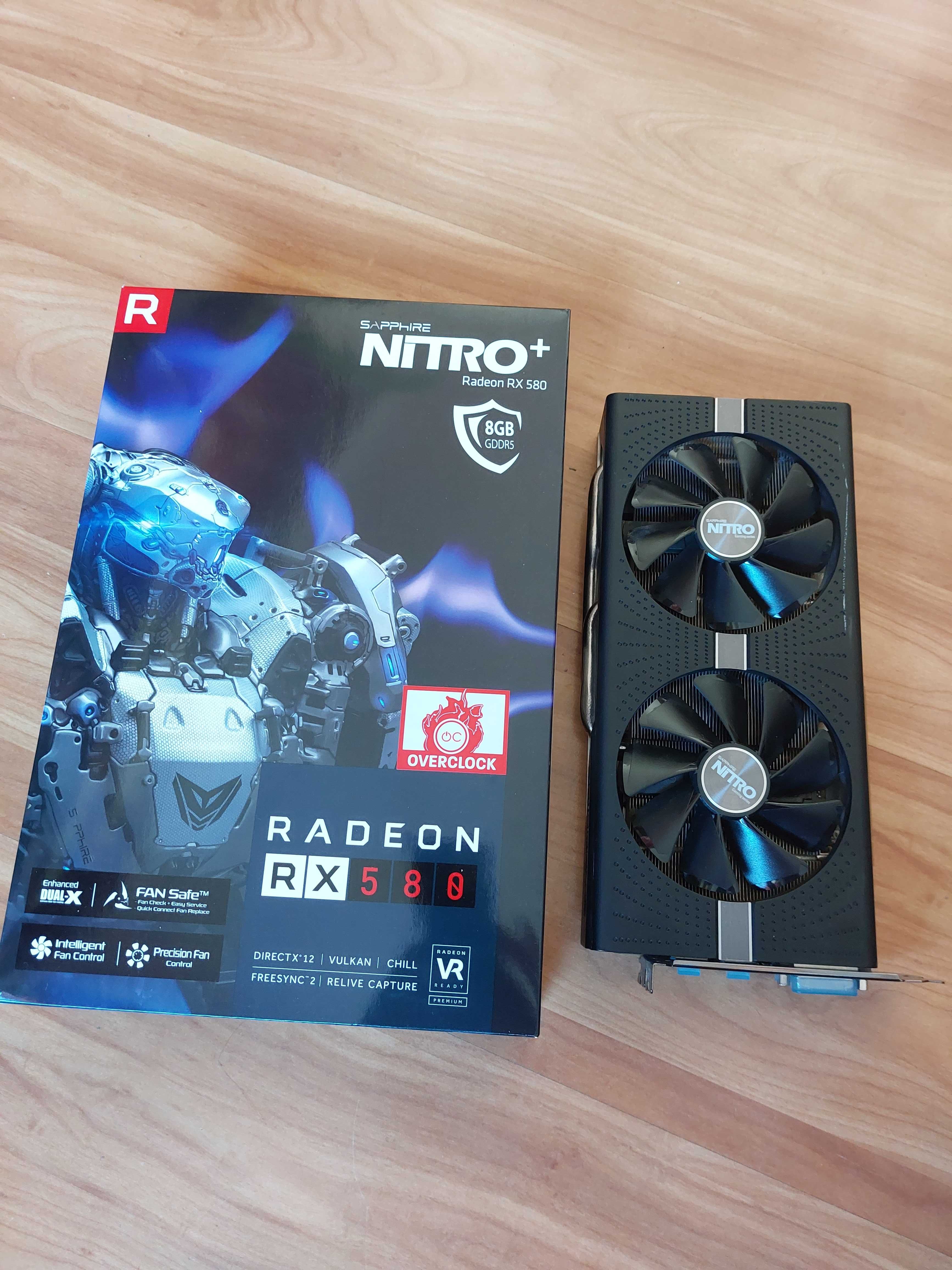 Видео карти Sapphire RADEON RX 580 NITRO+ 8GB