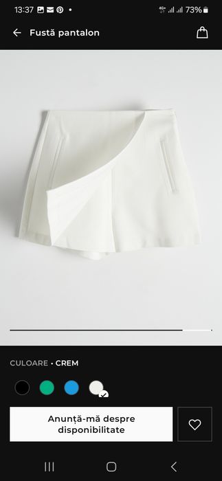 Pantaloni/fusta reserved marinea M