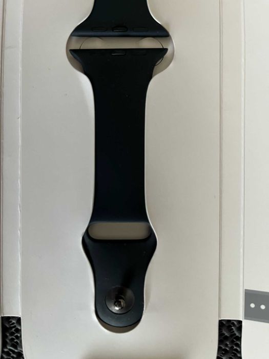 Curea originala Apple Midnight Sport Band, 45 mm, set S/M si M/L