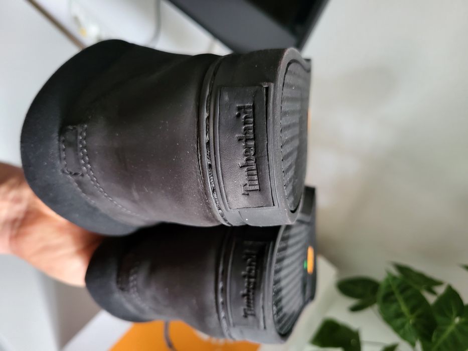 Ghete piele Timberland Adventure black negre 45 11 10.5 ca noi