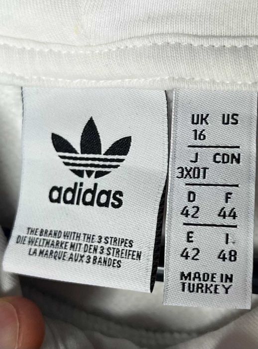 Adidas Originals Cropped 3-Stripe Hoodie Дамско Горнище