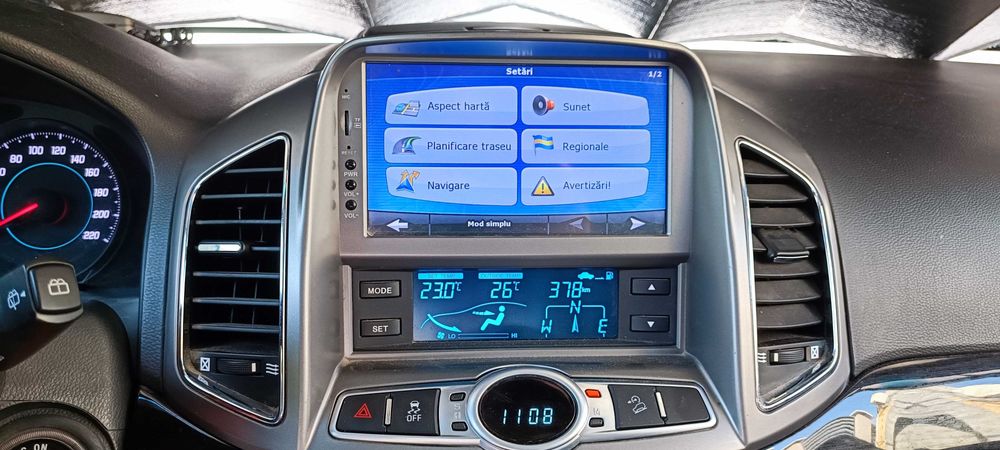 Navigatie Chevrolet Captiva sistem multimedia cu DVD