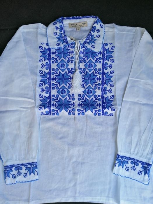 Ie băieței motive tradiționale din bumbac de la 0 la 16 ani