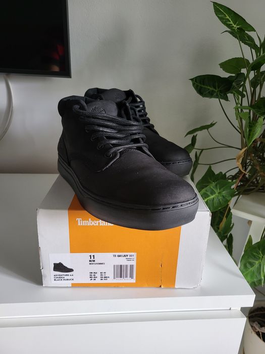 Ghete piele Timberland Adventure black negre 45 11 10.5 ca noi