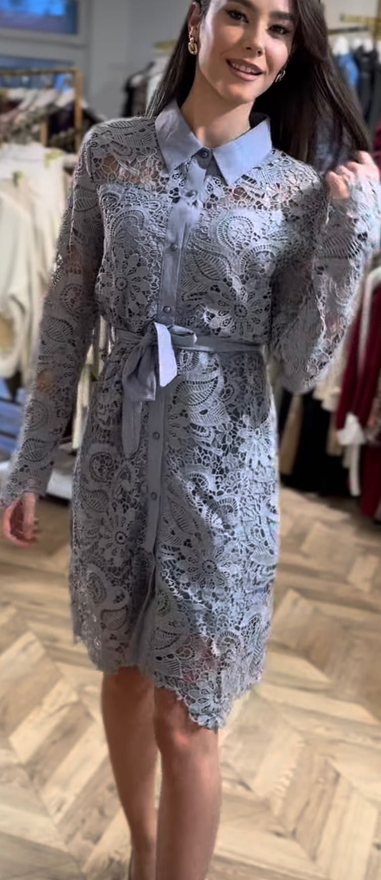 Рокля дантела S M L XL