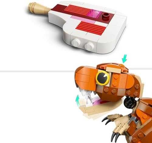 Ново Лего LEGO Jurassic World Ти-рекс фигурка Подвижна глава и челюсти