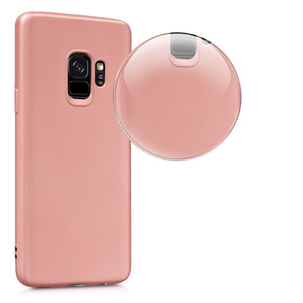 Husa Samsung Galaxy S9, Elegance Luxury slim antisoc Rose-Gold