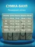 Баул сумки из 100 % Х/Б ткани с защитным слоем от влаги.