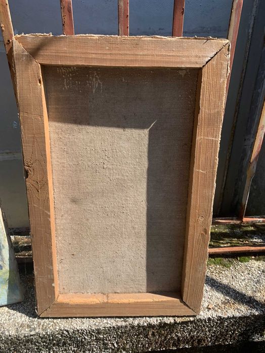 стара картина маслени бои портрет