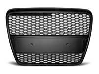 Grila fara emblema pentru Audi A6 C6 tip RS Negru mat