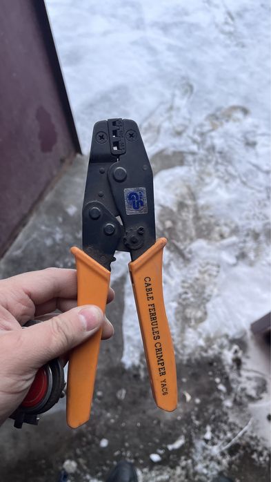 Клещи для обжима наконечников