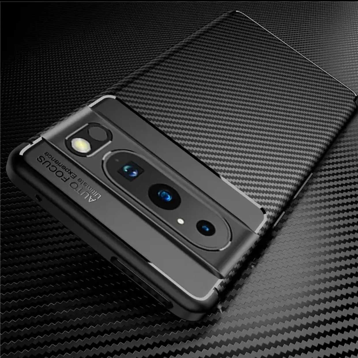 Husa Premium antisoc model Carbon pt Google Pixel 8 / Pixel 8 Pro