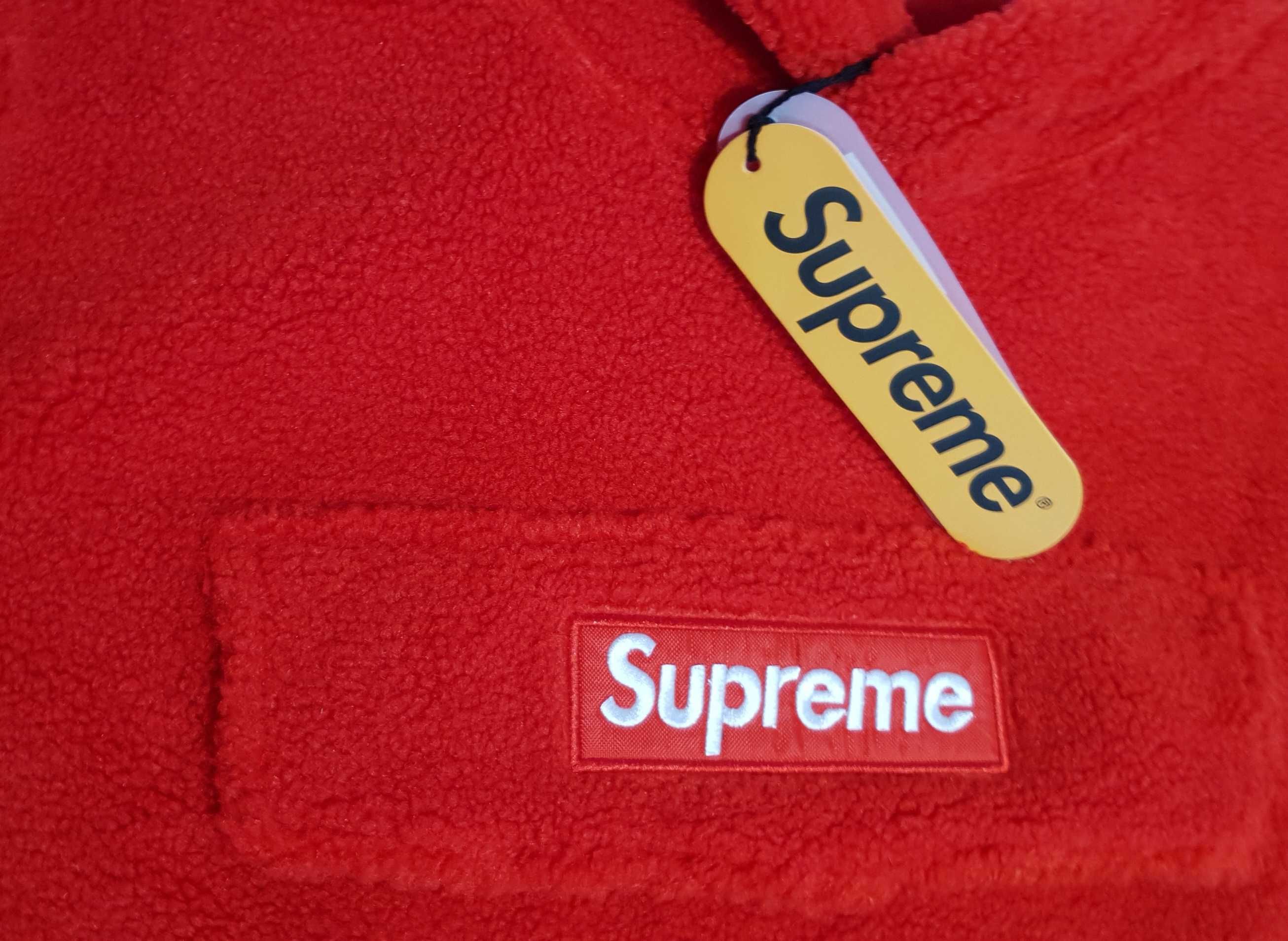 SUPREME шерпа яке с качулка