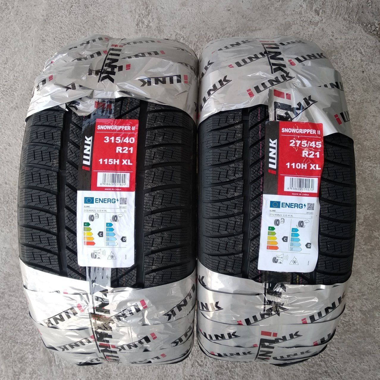 Разноширокий зимние автошины 275/45R21 - 315/40R21
