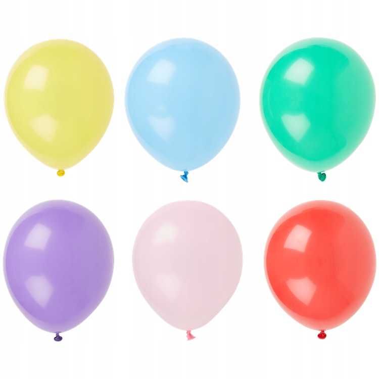 Големи цветни балони 50 броя 26 см