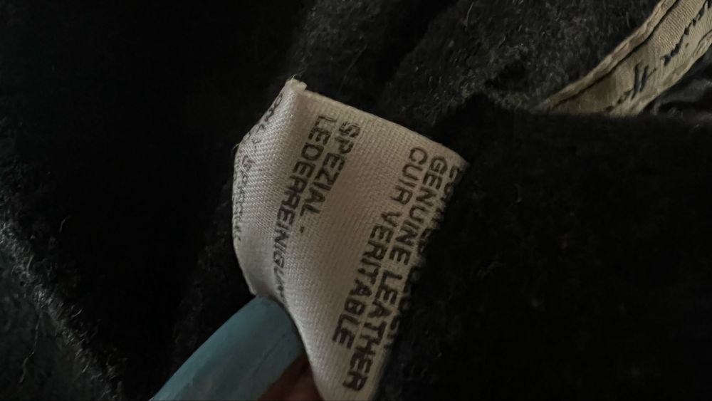 Jacheta groasa piele naturala mar L