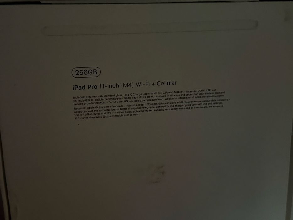 Ipad Pro  M4  256gb
