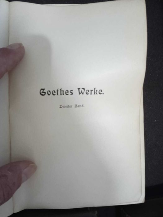 Carti unice de colectie scrise de Goethe 1816