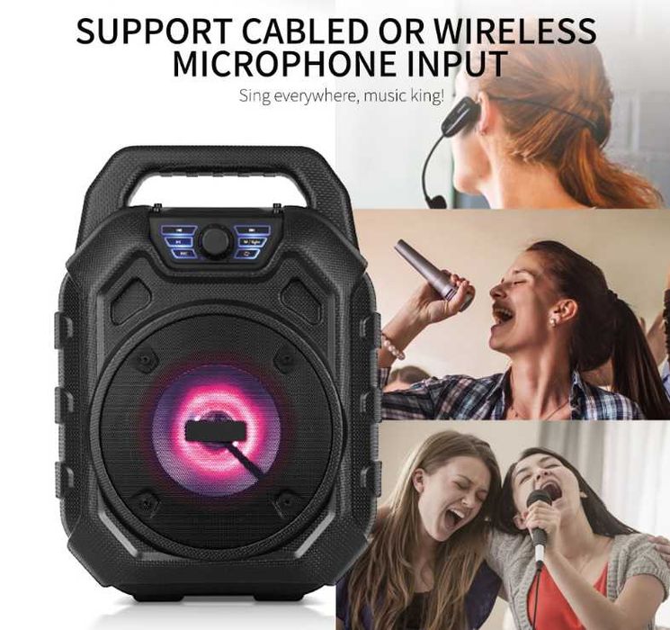 GSou М1  Колонка Громкоговоритель Караоке 20W громкий и чистый звук