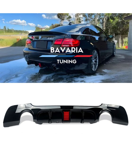 335 Оребрен Дифузьор с Ф1 стоп за BMW E92 E93