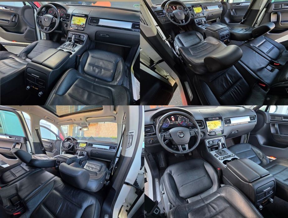 Vw touareg R-Line 3.0TDI 245cp/panoramic/perne aer/automat/camere 360°