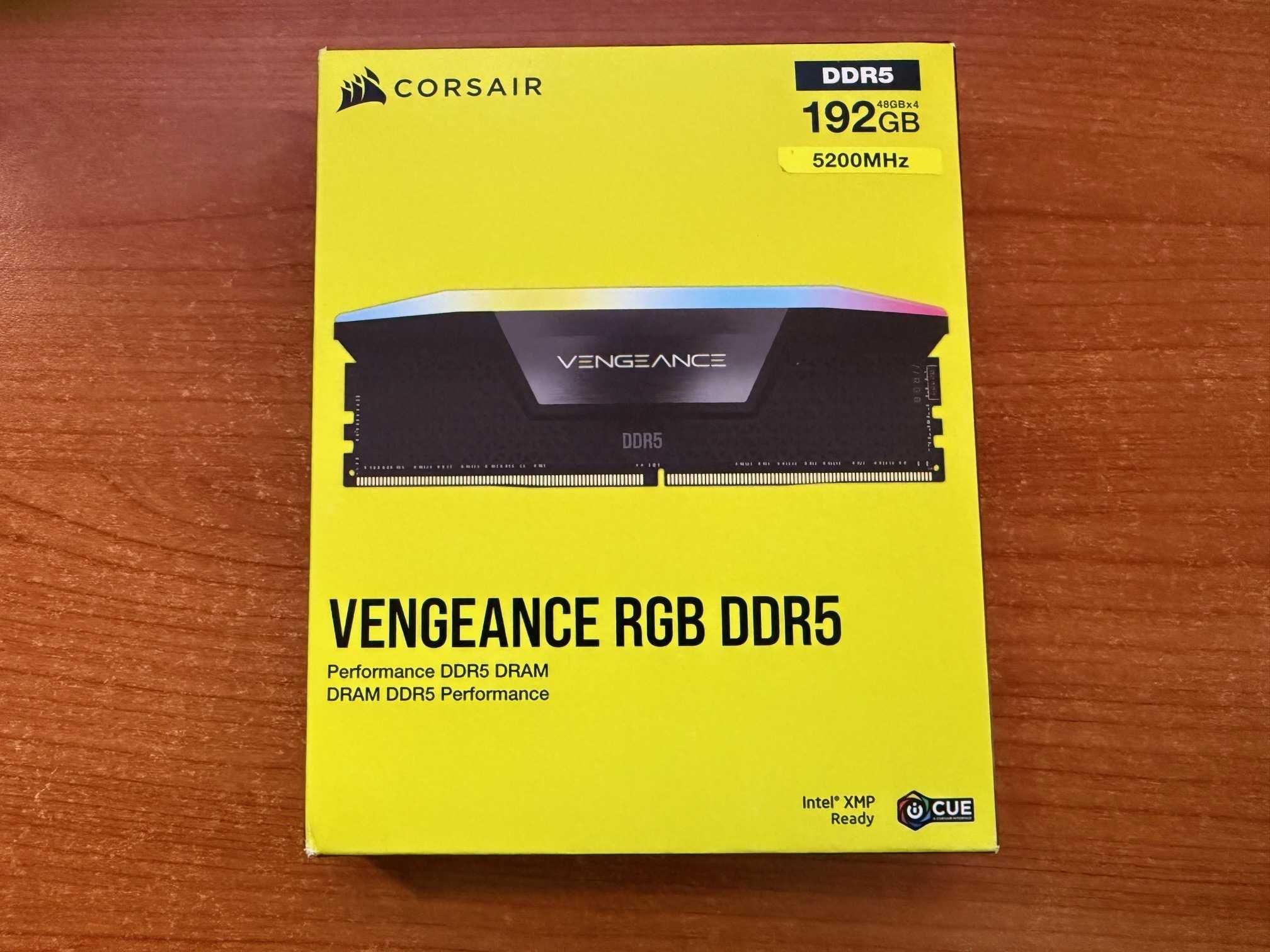Памет Corsair Vengeance RGB DIMM Kit 192GB CMH192GX5M4B5200C38
