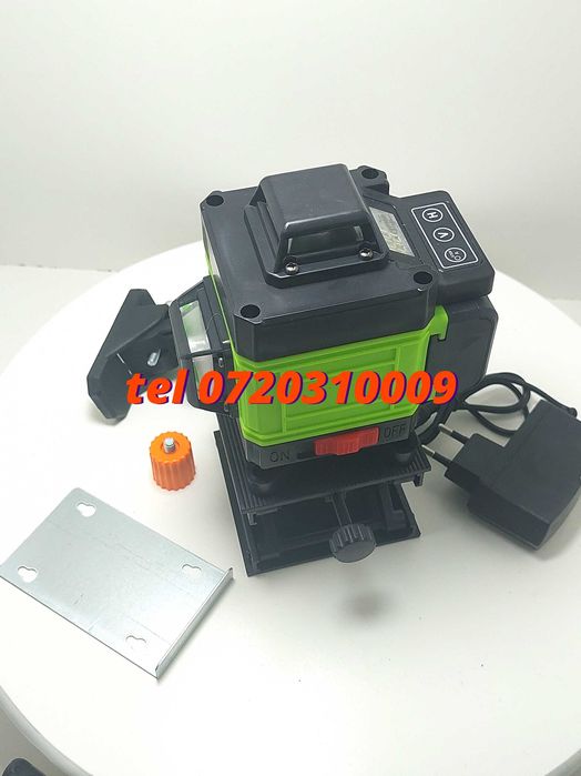 Promotie Auto Nivela Fascicul Verde  4d 16 Linii 30m Cu Detector Mie