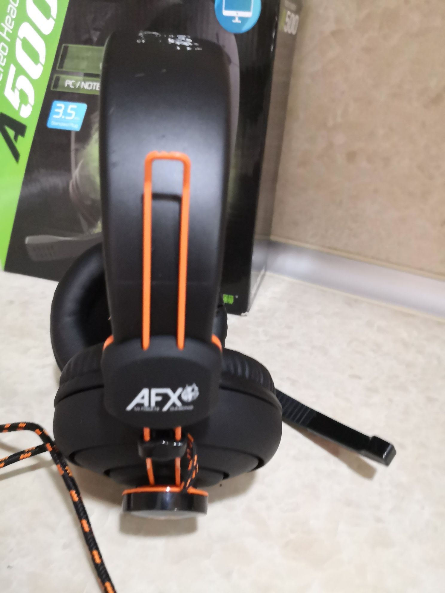 Продавам,
 Уникални,AFX Firestorm H01 Gaming Headset - Black & Orange