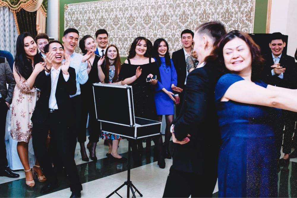 ИЛЛЮЗИОНИСТ на мероприятие, Чингис Ибрагим Астана фокусник