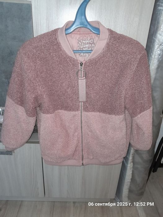 Бомбер на девочку 134-140
