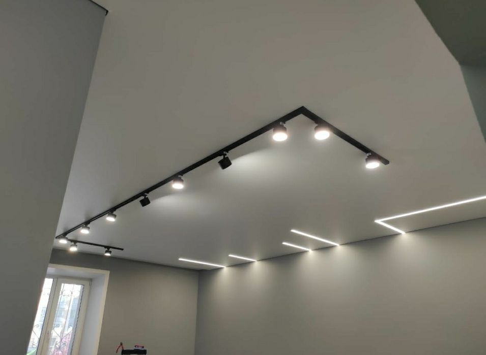 Натежной потолок Натяжные Потолки Гарантия Алматы Матовый Глянец