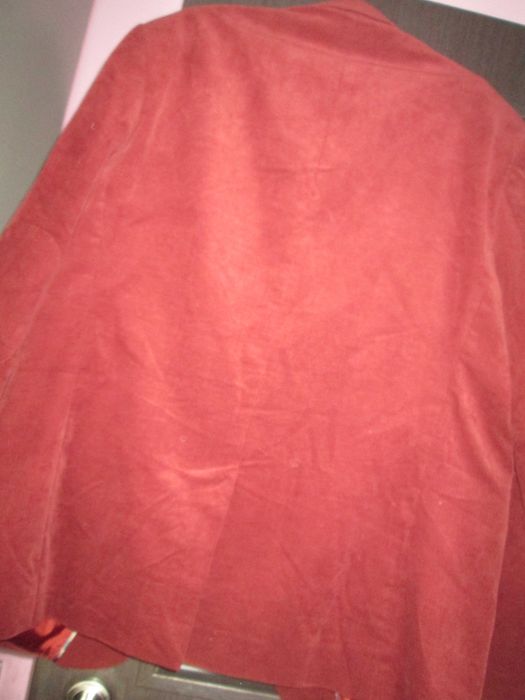 sacou catifea visiniu barbati L
