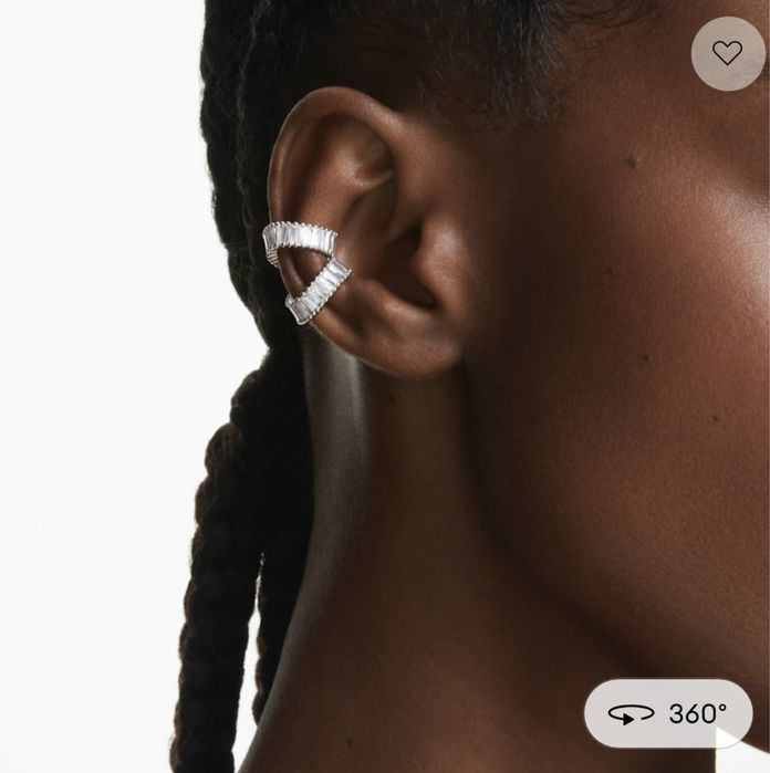 Swarovski ear cuff Ariana Grande обици