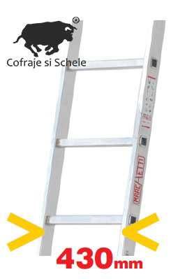 Scara din aluminiu profesionala tip A1 A112