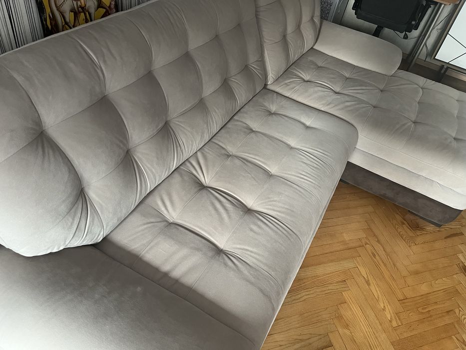 Ъглов диван разтегателен