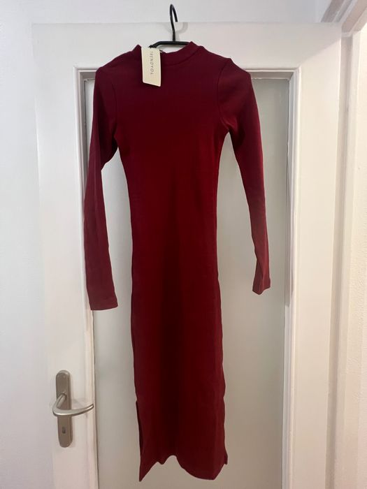 Rochie bodycon grena Trendyol