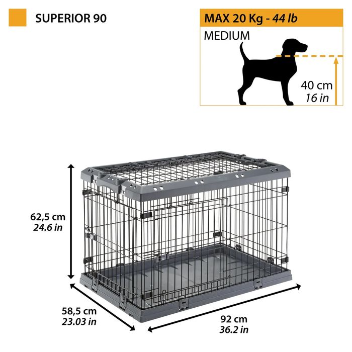 Клетка за кучета Ferplast Superior 90