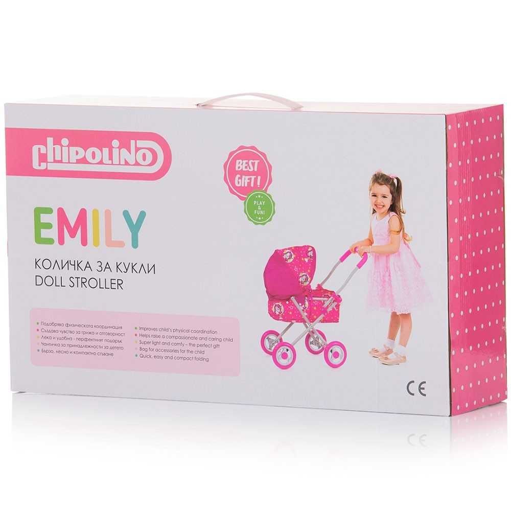 Carucior pentru papusi Chipolino Emily unicorns