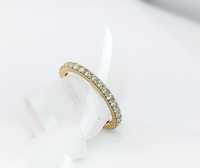 Inel din aur de 14k, decorat cu pietre semiprețioase albe!