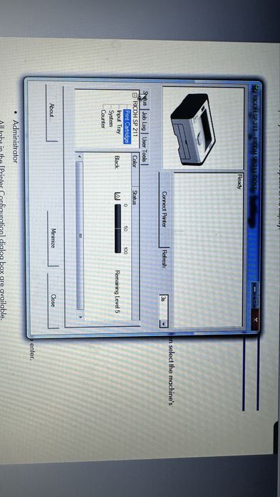 Imprimanta Ricoh SP211 Laser Toner Nou