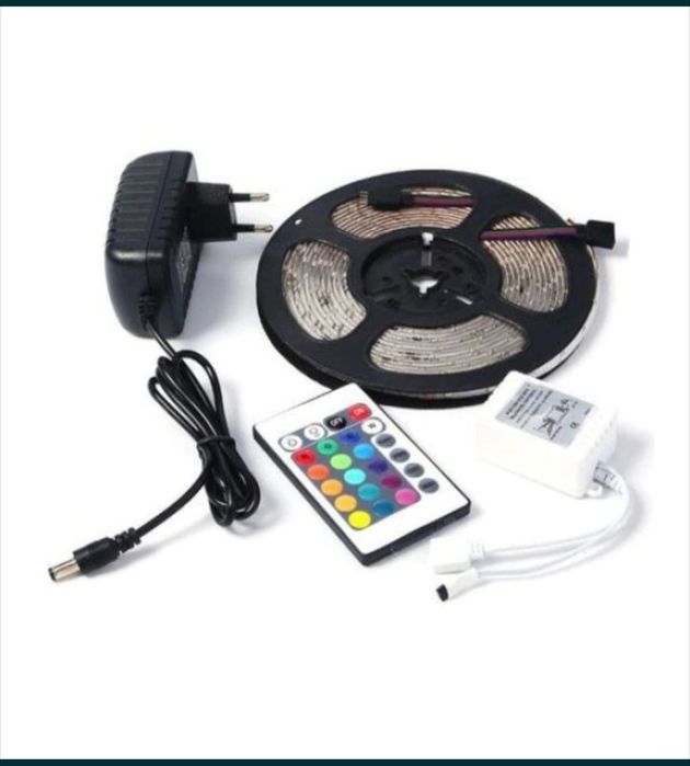 Banda led rgb 5 metri inteligentă