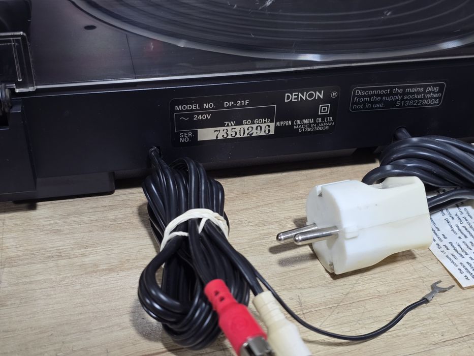 Pick-up DENON dp-21f, direct drive, full automatic ,quartz, japan