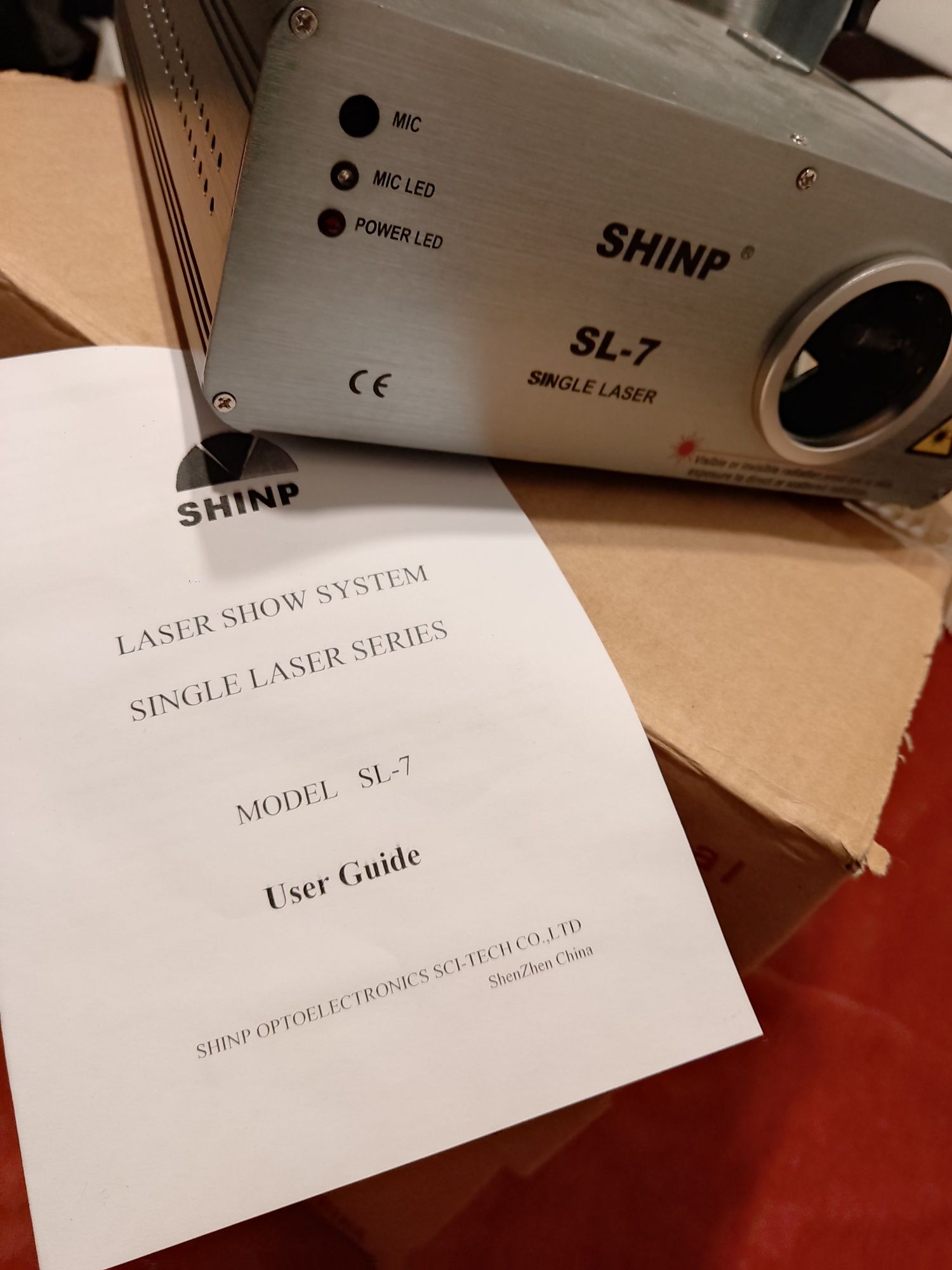 2 lasere shinp model sl-7, noi nouțe (la cutie)600 ron.
