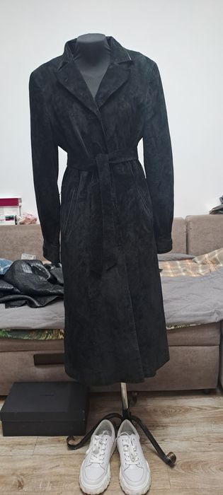 Плащ натуральная замша Италия