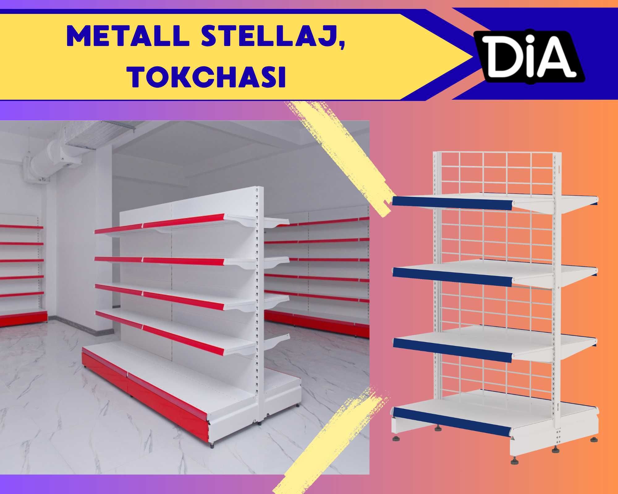 Полка стеллаж металлический, raf tokchasi, dokon metall tokcha