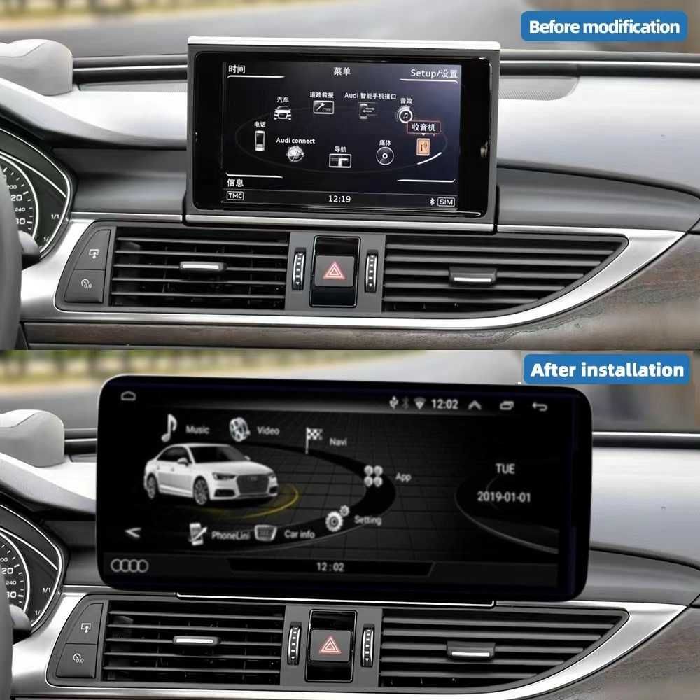 AUDI A6L 2016/2018 MHI2 10.25"/12.3'' - андроид навигация, 3218+10/+12